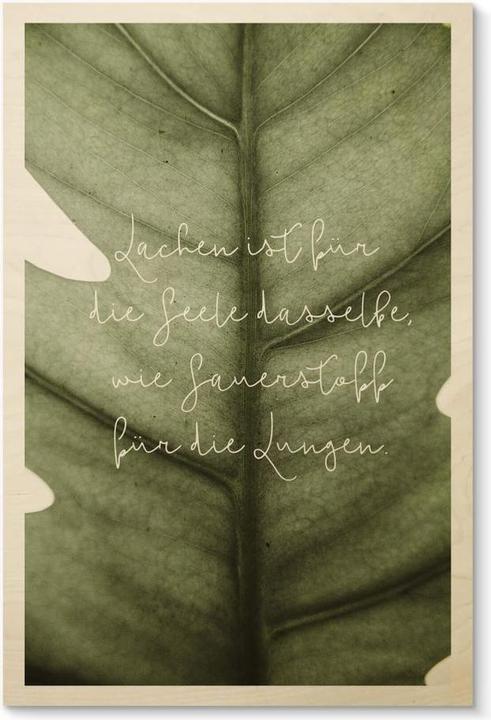 Produktbild Trenddeko Lachen ist für die Seele (30 x 45 cm)