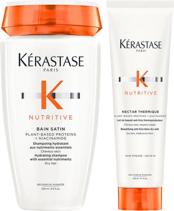 Kérastase Nutritive - Bain Satin 2 + Nectar Thermique Special (Haarpflege set)