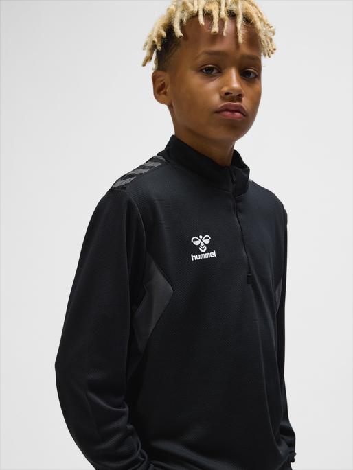 Actual product image hummel Hmlauthentic Half Zip Sweat Kids (164)