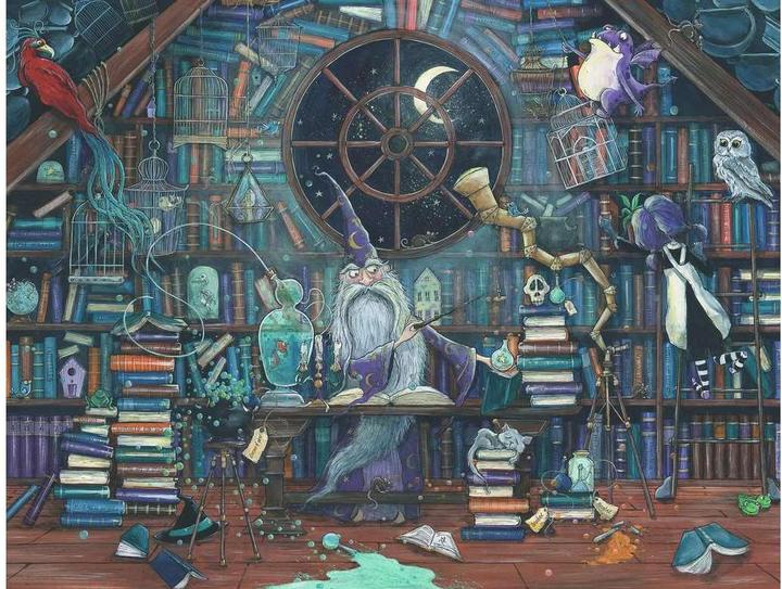 Actual product image Ravensburger The Wizard Merlin (2000 pieces)