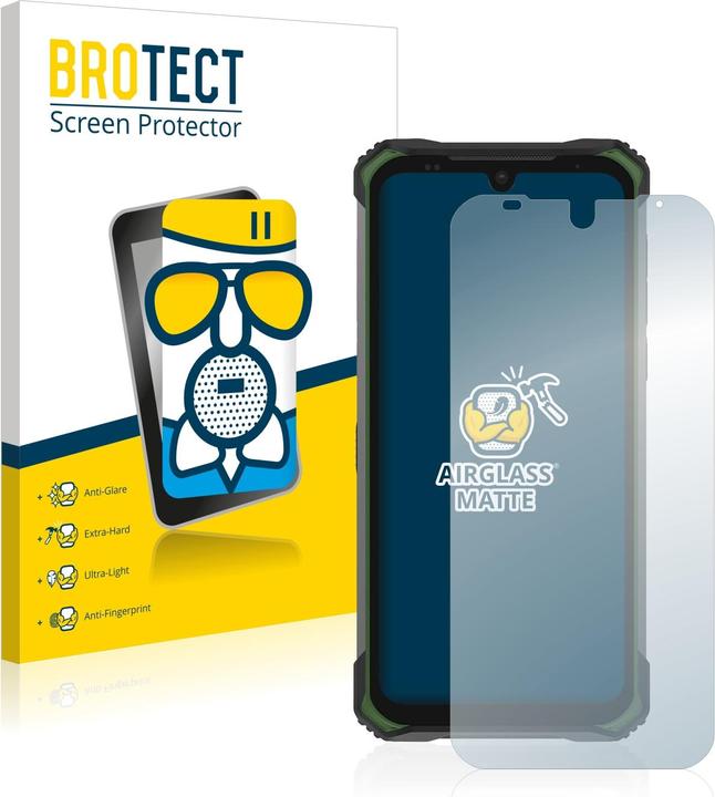 Produktbild BROTECT AirGlass Panzerglasfolie Matt (1 Stück, Doogee S86 Pro)