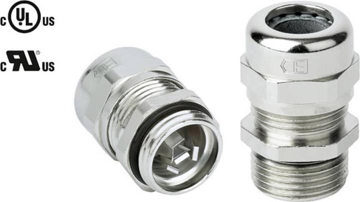 Produktbild Jacob 50.625 M/EMVD Kabelverschraubung EMV, mit Zugentlastung M25 Messing Messi