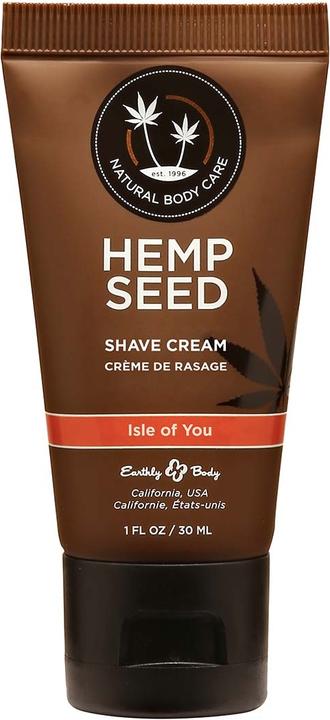 Earthly Body Hemp Seed Shave Cream Isle of You - 30 ml / 1 fl oz (30 ml)