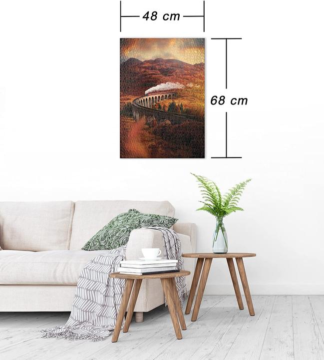 Produktbild Ulmer Puzzleschmiede Puzzle Glenfinnan-Viadukt (1000 Teile)