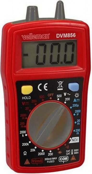 Produktbild Velleman Digital-Multimeter (CAT III 300V, CAT II 500V)