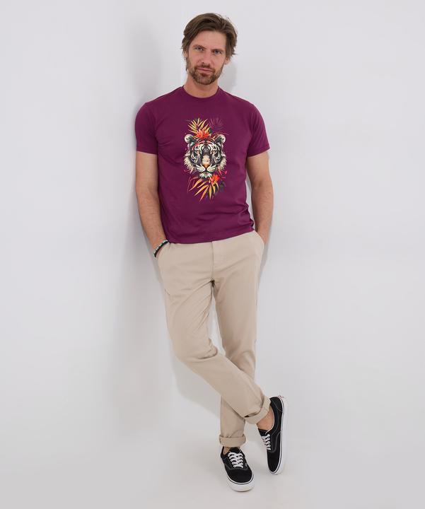 Actual product image Joe Browns Tropical Tiger Graphic Short Sleeve T-Shirt (S)