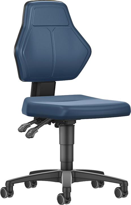Produktbild Bimos Arbeitsdrehstuhl Allrounder, o. Armlehnen, Permanentkontakt, m. Rollen/Gleitern, versch. Bezüge