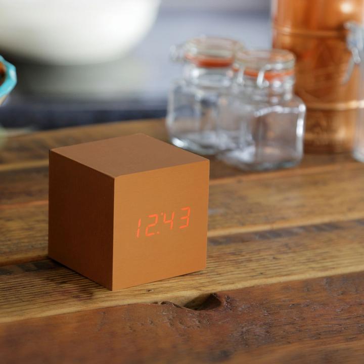 Actual product image Gingko Cube Click Clock
