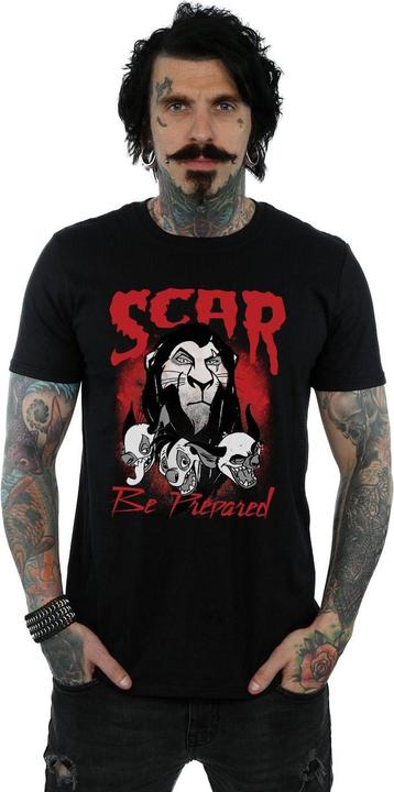 Immagine prodotto Disney The Lion King Scar Be Prepared Maglietta Uomo (4XL)