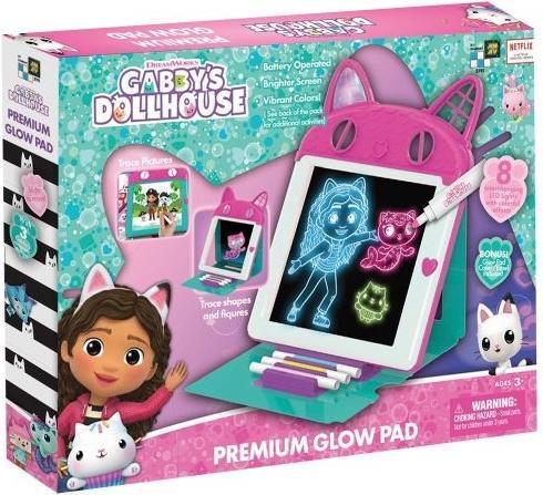 Actual product image Big Glow Gabby's Dollhouse Premium Glow Pad Drawing Board