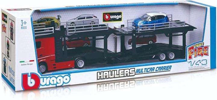 Bburago Mercedes Benz Hauler 1/43 incl. 1 auto 1/43.