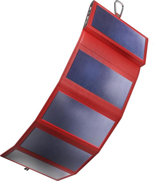 Sunslice Electron 8W - 10'000 mAh Solar Powerbank Red (10000 mAh, 18 W, 20 Wh)