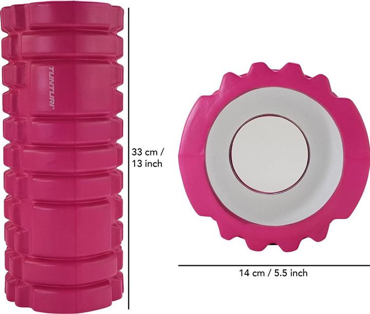 Produktbild Tunturi Yoga Schaumblock Massageroller 33 cm Pink