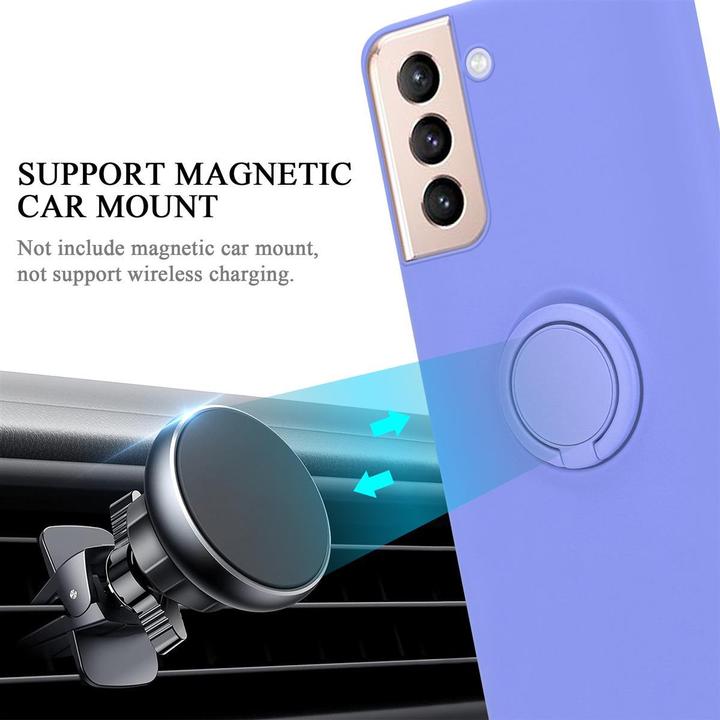 Image du produit Cadorabo TPU Liquid Ring Silicone Case Cover (Samsung Galaxy S21+)