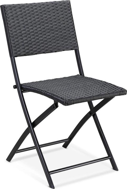 Image du produit Casaria Chaise pliante en poly rotin (4x Set)