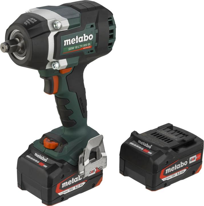 Image du produit Metabo SSW 18 LTX 800 BL Visseuse à choc sans fil (Fonctionnement sur batterie)