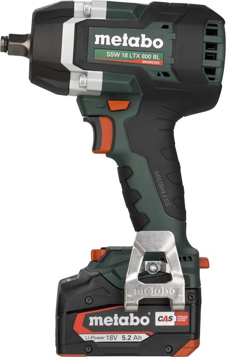 Image du produit Metabo SSW 18 LTX 800 BL Visseuse à choc sans fil (Fonctionnement sur batterie)