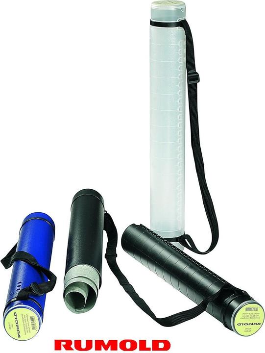 Rumold Zeichenrollen-Köcher schwarz ZR6616 80/620-1050mm, mit Gurt (1 x)