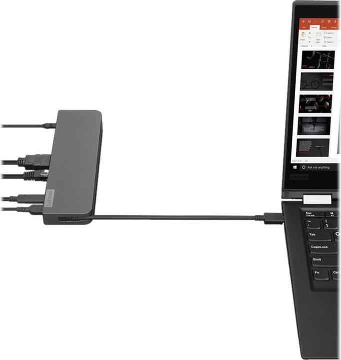 Immagine prodotto Lenovo Mini Dock (Porta di attracco (proprietaria), 7 Porti)