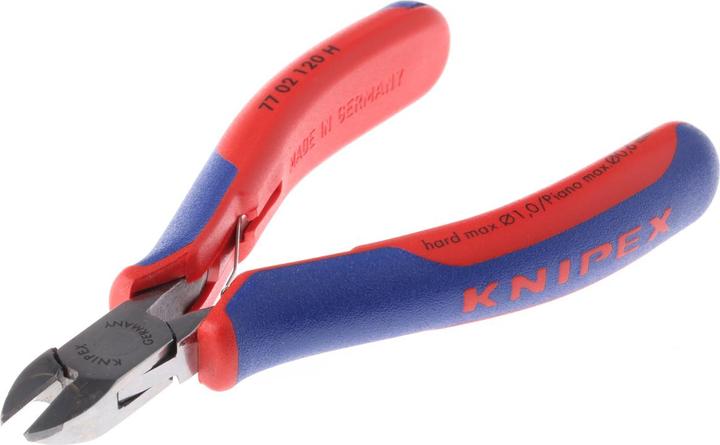 Actual product image Knipex Electronics Diagonal Cutter with carbide cutting edges (120 mm)