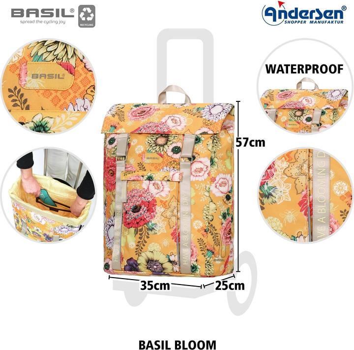 Produktbild Andersen Unus Shopper Basil Bloom