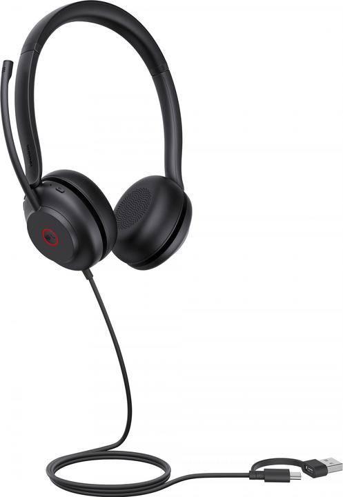 Actual product image Yealink Headset UH35 Dual Teams USB-C/A (Cable, USB-A)