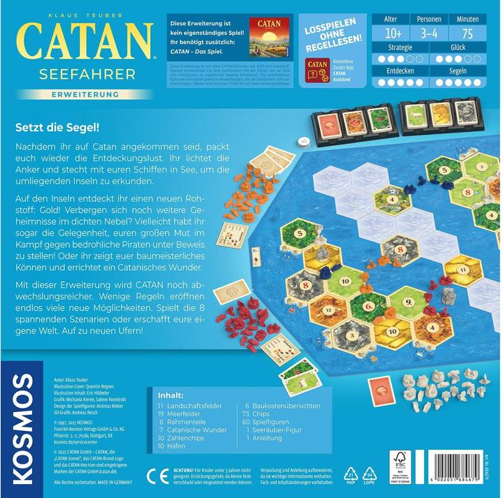 Actual product image Kosmos CATAN - Seefahrer (German)