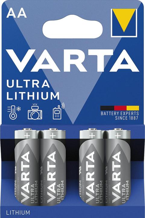 Varta ULTRA Lithium (4 Stk., AA, 3000 mAh)