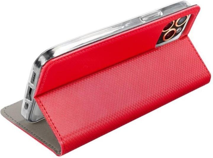 Actual product image OEM Back panel cover SMART CASE Book for REALME NOTE 50 red (Realme Note 50)