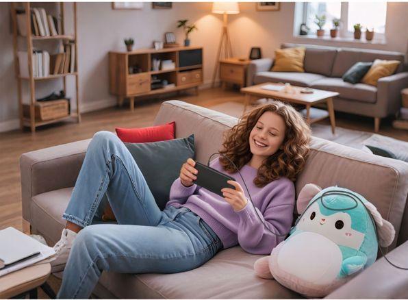 Actual product image Belkin USB-C/USB-C Gaming Kabel 2m gefl. Switch 2 ENA008hq2MBK (Switch)