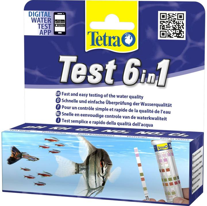 Produktbild Tetra 6 in 1 Teststreifen (Aquarium Reinigung)