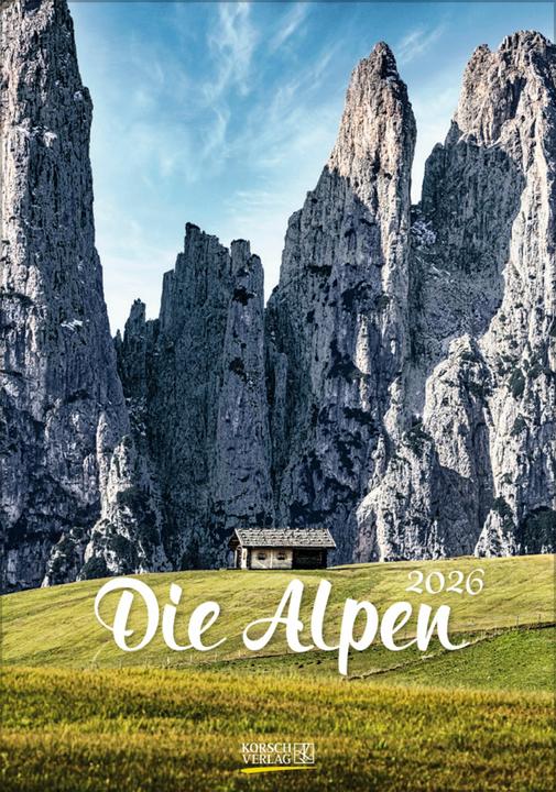 Produktbild Die Alpen 2026 (Französisch, Englisch)