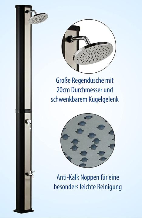 Produktbild Dirks-traumbad Solardusche 35L mit Wasserhahn