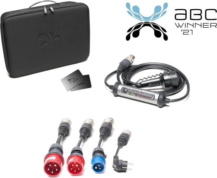 Image du produit Juice Technology Juice Booster 3 air UE Traveller Set (Type 2, 11 kW, 16 A, CEE 7/7)