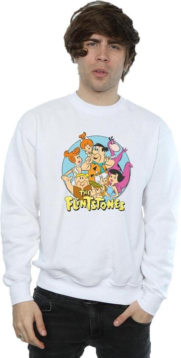 Produktbild The Flintstones Group Circle Sweatshirt (4XL)
