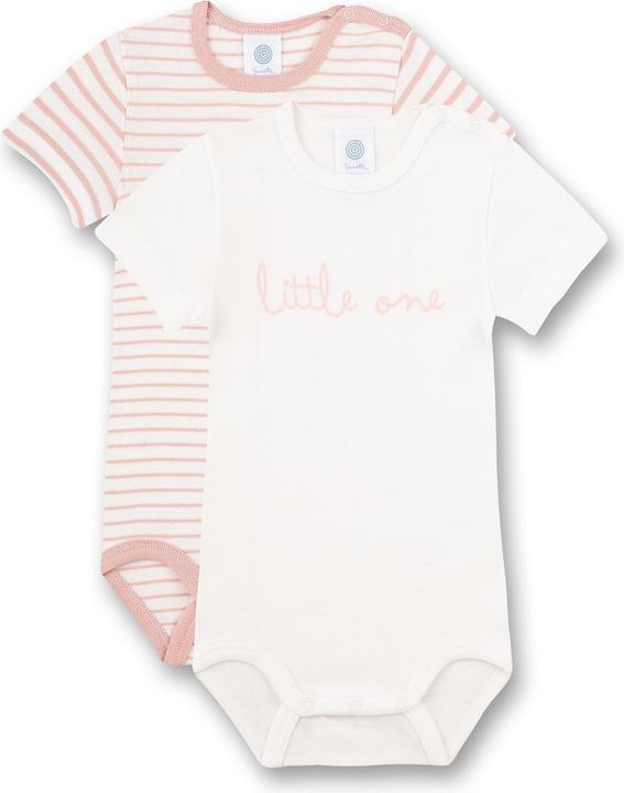 Produktbild Sanetta Kurzarm-Body 2er Pack Rosa/Weiss Gr. 74 (74)