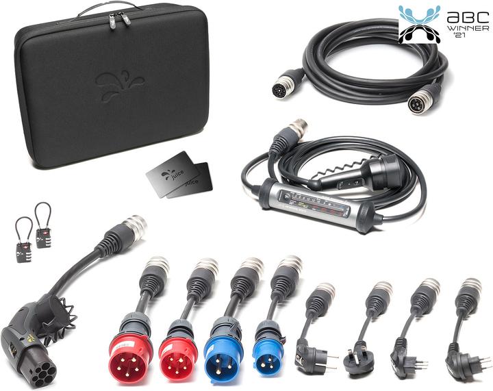 Juice Technology Juice Booster 3 air Master Traveller Set (Type 2, 11 kW, 16 A, CEE 7/7, CEE 16, Type 13, CEE 32)