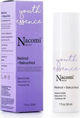 Actual product image Nacomi Next Level Retinol + Bakuchiol anti-aging face serum 30ml (30 ml)