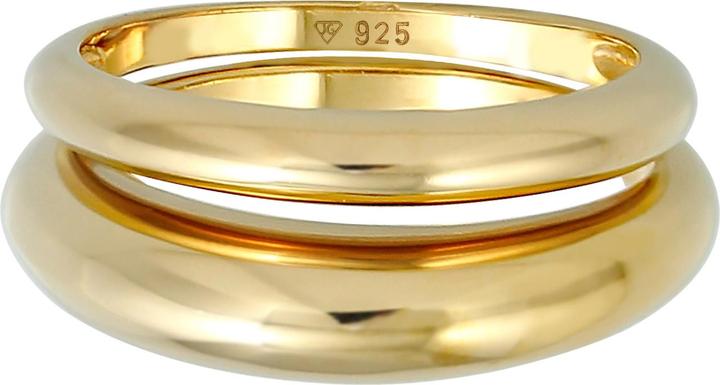 Actual product image Elli Band ring, ring set (58, 925 Silver)