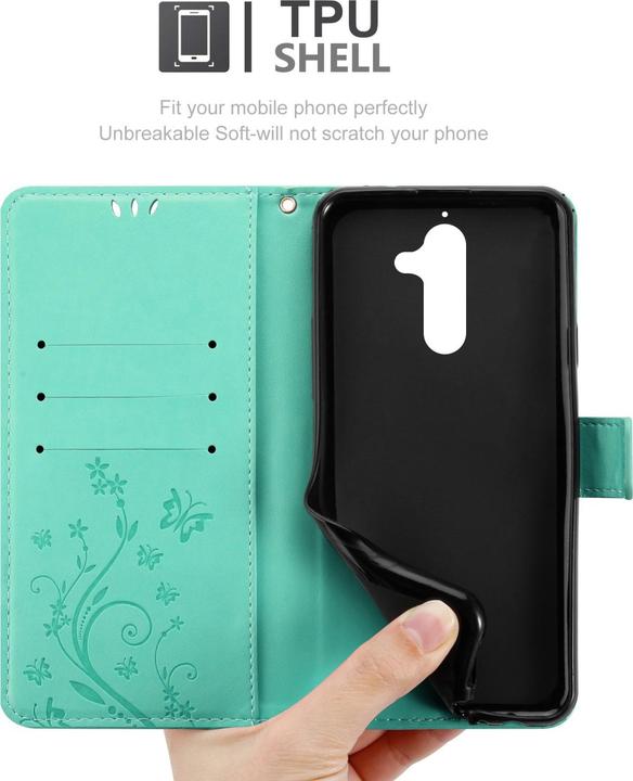 Image du produit Cadorabo Étui Flower Book pour Nokia 7 PLUS (Nokia 7 Plus)