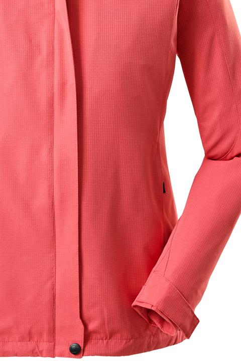 Actual product image Killtec Ladies Inkele Functional Jacket - Ladies Jacket with Zip-Off Hood - Lightweight Transitional Jacket (38)