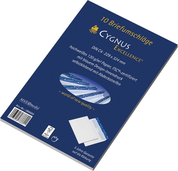 Produktbild Mailmedia Couverts Cygnus Excellence (229 x 324 mm, 10 x)