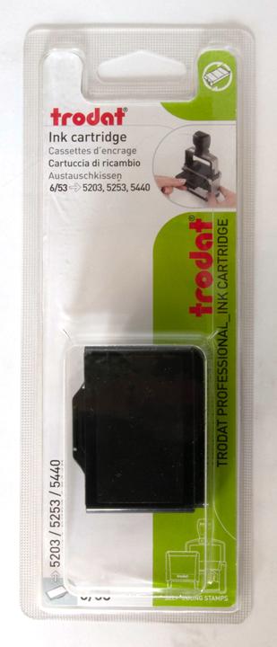 Actual product image Trodat Replacement stamp pad 6/53, black, double pack
