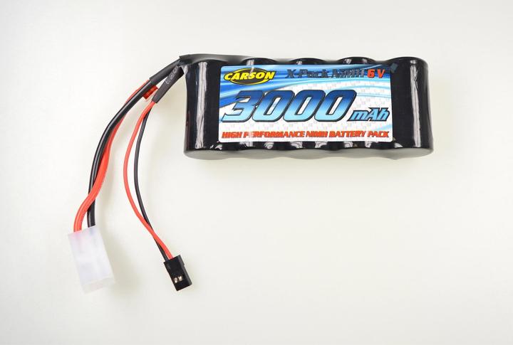 Image du produit Carson Racingpack NiMH-RX-Pack-6V-SubC3000mAh-TAM/JR (6 V, 3000 mAh)