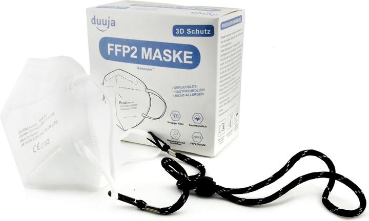 Produktbild Duuja FFP2 Maske Einmalmundschutz 20 Karton Jugendliche (20 x)