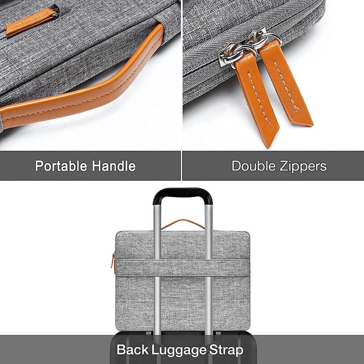 Image du produit Only-Bags.Store Housse pour ordinateur portable compatible avec MacBook Air/Pro, ordinateur portable, compatible (Vallon, Apple, HP, Lenovo)