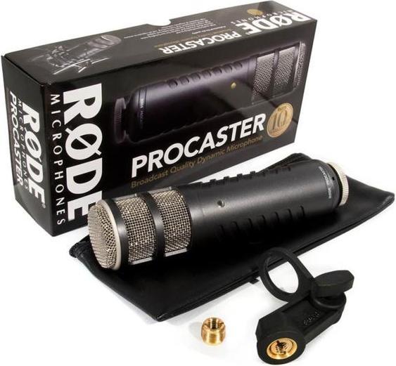 Produktbild RØDE Procaster Sprecher-Mikrofon mit WS2 Windschutz