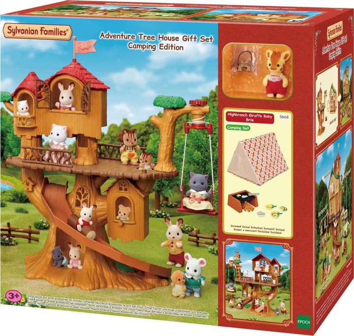 Image du produit Sylvanian Families Coffret cadeau Treehouse - édition camping
