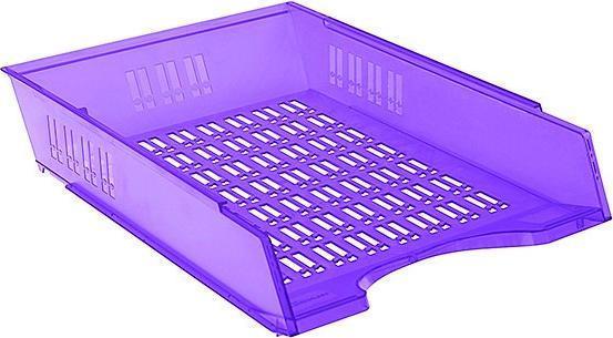 Produktbild Donau Schreibtischschublade, 370x256x70mm, durchbrochen, transparent lila