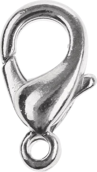 Immagine prodotto VBS Chiusura aragosta XXL "12 mm", 50 pezzi, placcata argento